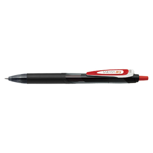 4901681230037 サラサドライジェルボールペン0．5　赤 筆記具 ボールペン・複合筆記具 ゲル（ジェル）インクボールペン ゼブラ JJ31