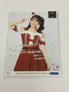 【小野瑞歩・6番】つばきファクトリーFCイベント ～キャメリア ファイッ！vol.14 キャメリアXmas2022～コレクション生写真