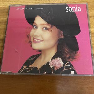 貴重 SONIA /LISTEN TO YOUR HEART ／1989 chrysalis records CD single ソニア PWL 名曲