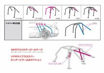 クスコ D1 ロールバー フロント+サイド+メイン横バー (4点/2名/ダッシュ逃げ) MR-S ZZW30　157 261 HMS_画像2