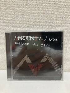 新品未使用 シュリンク付き MAROON5 Live friday the 13th CD マルーン5