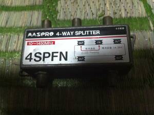 MASPRO 4-WAY SPLITTER 4SPFN antenna 4 distributor 