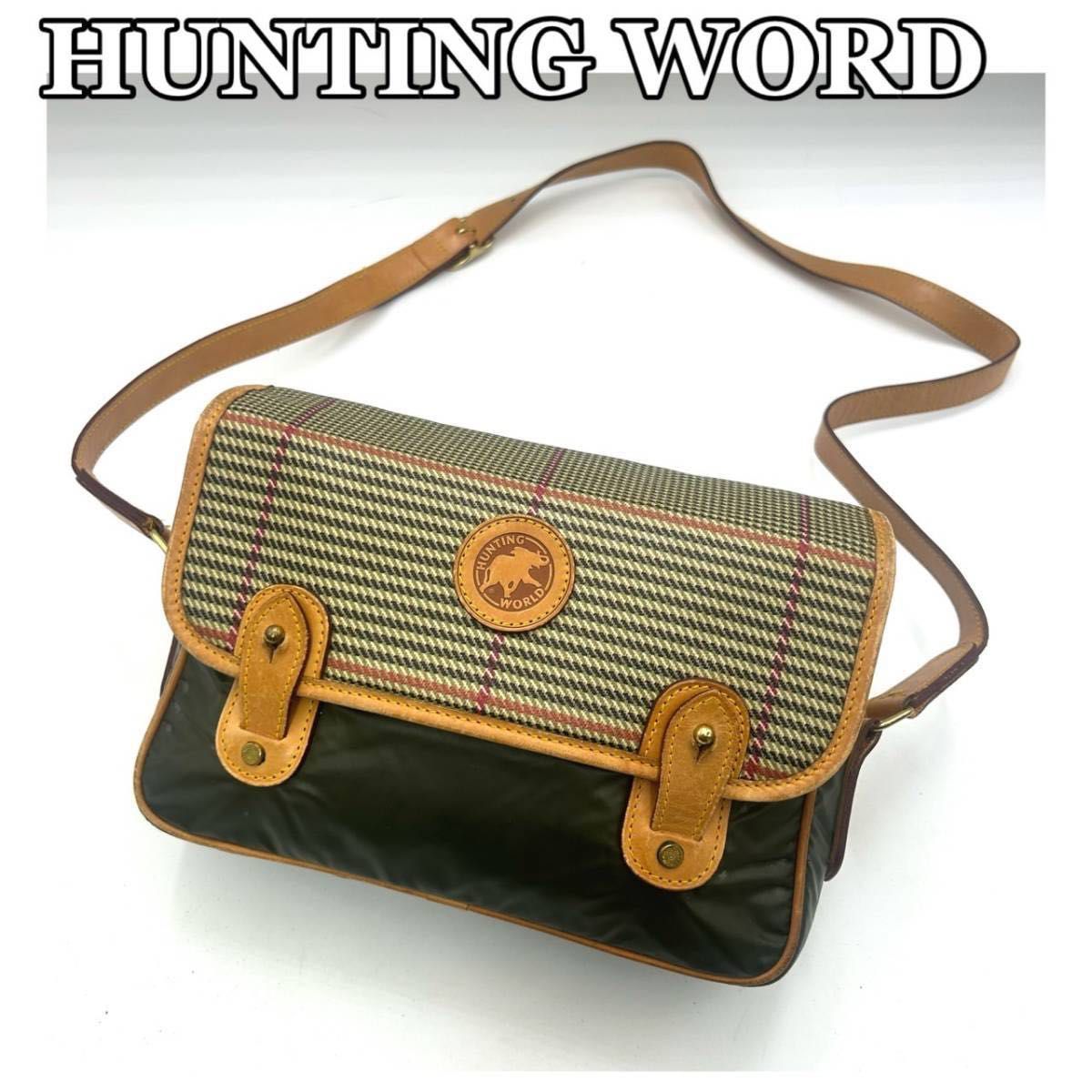 美品】HUNTING WORLD サファリトゥデイ デカロゴ トートバッグ
