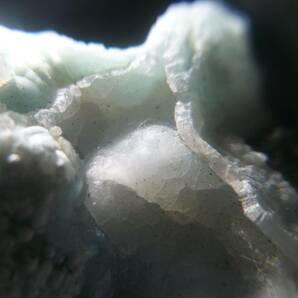 メキシコ スミソナイト 菱亜鉛鉱 モコモコの水色～白色結晶多数 定型外発送の画像10