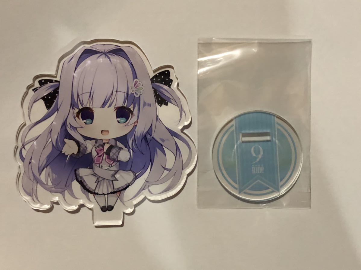 ポイント10倍 ぱれっと 9-nine- 9-nine- 新海天 アクリルクロック 時計