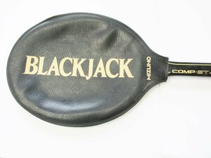 * Tochigi shop![MIZUNO BLACKJACK] Mizuno Black Jack COMP-ST tennis racket 1980 period made Vintage *