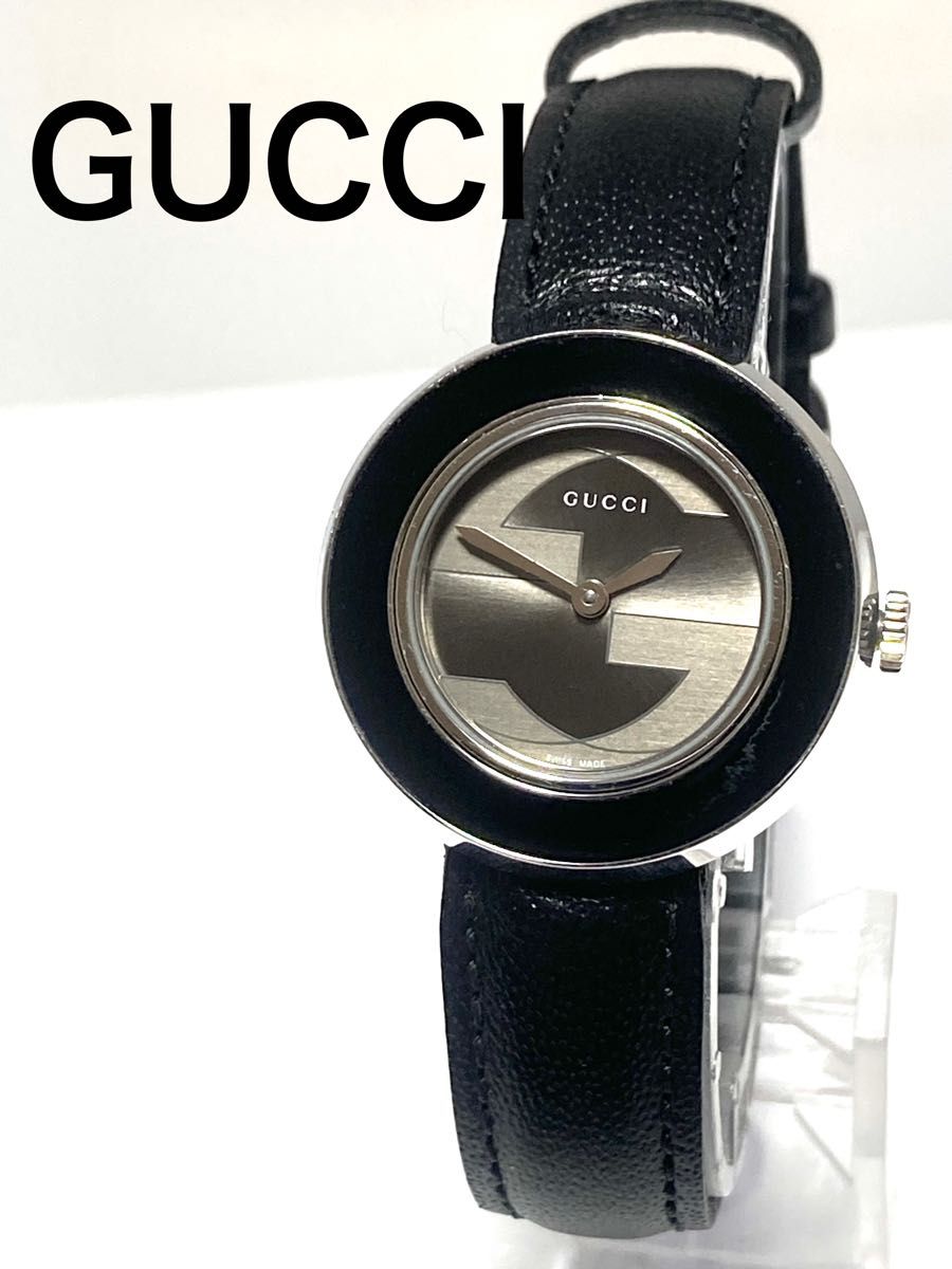 極美品 GUCCI グッチ 電池新品交換済み レディース腕時計 チェンジ 
