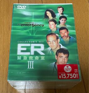 【新品・未開封】ER 緊急救命室 サード DVDコレクターズセット〈6枚組〉
