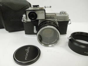 年代物カメラ　ミノルタ SR-1 55㎜ F1.8