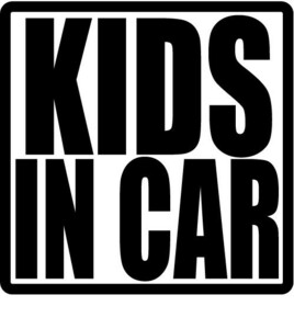 ☆★BABY IN CARベイビーインカー、シンプルKIDS IN CARキッズインカー、屋外用防水カッティングステッカー★☆