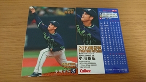 カルビー プロ野球チップス 第2弾 2019 開幕投手カード 小川泰弘 ヤクルトスワローズ