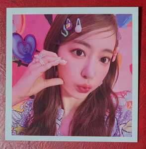 LE SSERAFIM Sakura FEARLESS square photo card Universal Music Store limitation record prompt decision Sakura trading card universal ruse rough .m. side . good 