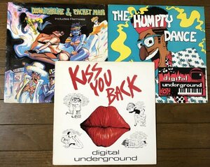 3枚セット Digital Underground - Doowutchyalike / The Humpty Dance / Kiss You Back US Original盤 12インチ