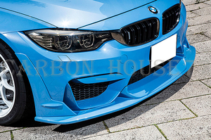 ★BMW F80 M3 F82 F83 M4 フロント リップ スポイラー LT型 FRP製 ★各社メーカ純正色塗装込《２色塗装可》 2014/7-2021《3分割タイプ》☆.