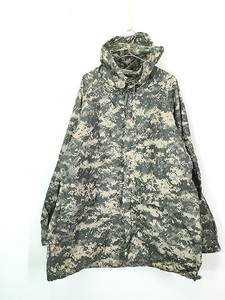 古着 00s 米軍 USAF 「IMPROVED RAINSUIT」 ABU デジタルカモ 迷彩 レイン パーカー L