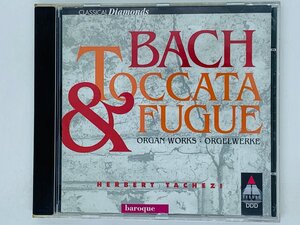 即決CD 独盤 BACH TOCCATA AND FUGUE TACHEZI / ORGAN WORKS / ORGELWERKE / Germany I03