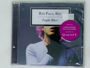 即決CD RIS PAUL RIC Purple Blaze / HANGING FROM THE GRAPEVINES / アルバム シールド未開封 Y37