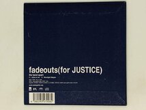 即決CD fadeouts(for JUSTICE) / the band apart / バンアパ Y14_画像2