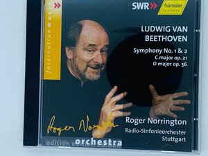 即決CD LUDWIG VAN BEETHOVEN Symphony No.1 & 2 / ベートーヴェン / Hanssler CLASSIC SWR X33