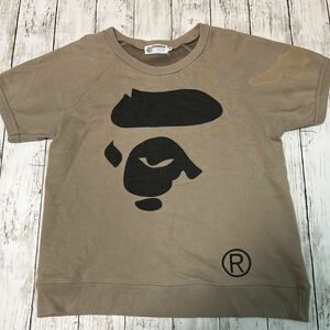 90s A BATHING APE BAPE Ape MADE WITH GENERALjenelaru tag large . print short sleeves sweat 