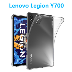 Lenovo Legion Y700 タブレットケース ソフトケース エアクッション レギオン TPU 透明ケース クリア 透明 薄型 軽型カバー ケース 衝撃吸
