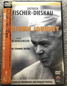 DVD ディートリヒ・フィッシャー＝ディースカウ　秋の旅～シューベルト・リサイタル　国内盤帯付