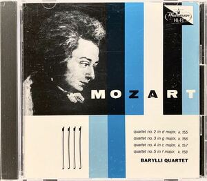 CD/ モーツァルト：弦楽四重奏曲 第2,3,4,5番 / バリリQ