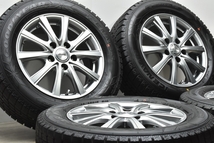 【バリ溝 美品】DOS 15in 6J +45 PCD114.3 グッドイヤー アイスナビ6 195/65R15 ノア ヴォクシー オーリス セレナ アクセラ 送料無料_画像2