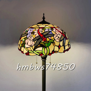  finest quality goods * art goods stain do lamp floor stand floral print lighting stained glass retro atmosphere Tiffany . interior ornament 