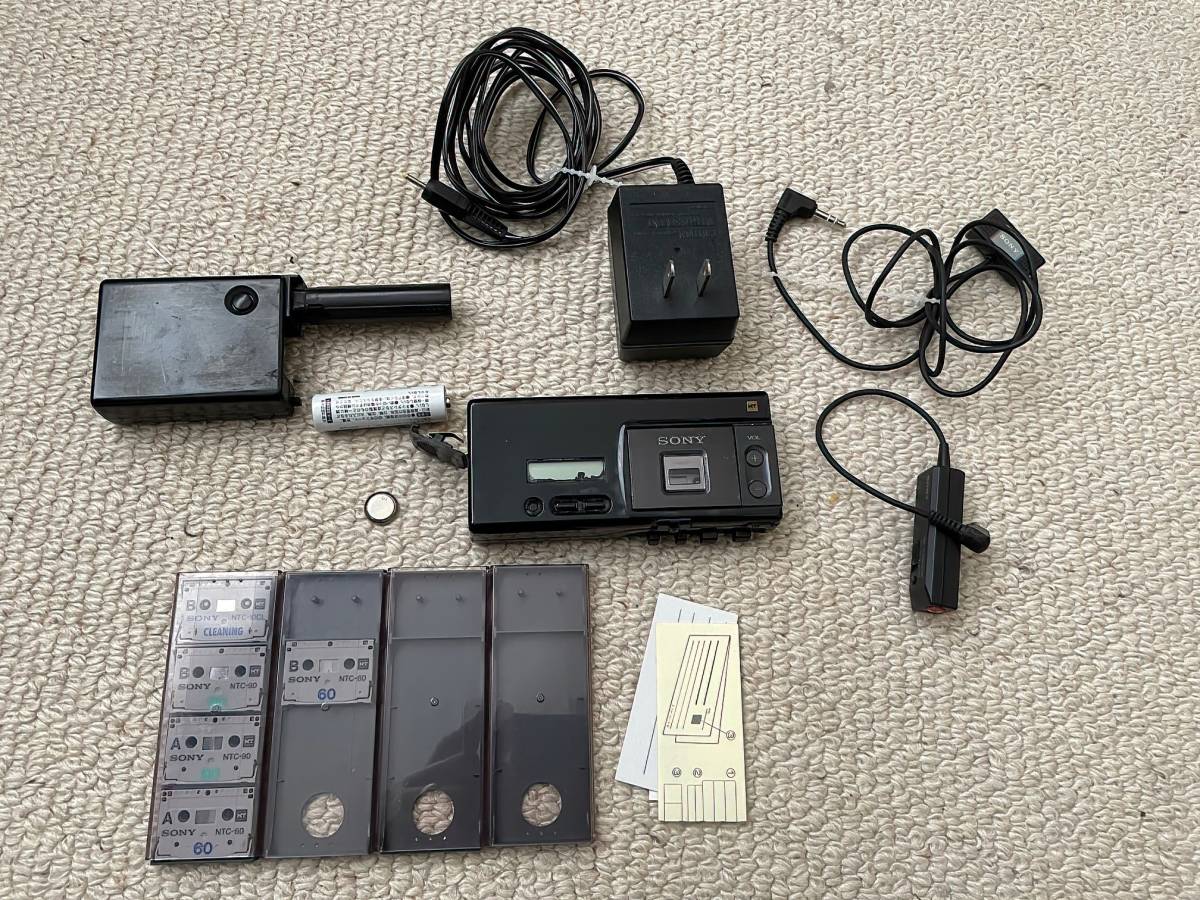 SONY NT-2__切手サイズのカセットテープレコーダー(元箱付) 新作入荷