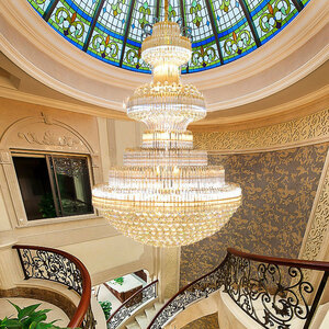 JP12 008* feeling of luxury overflow crystal lighting * chandelier lighting crystal chandelier living room hotel modern interior 