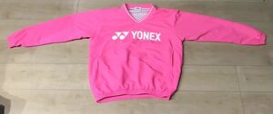  price cut Yonex Wind breaker S pink beautiful goods YONEX wear - lining mesh 