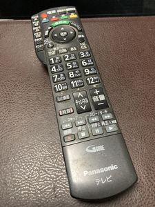 【Panasonic テレビ　ビエラ　リモコン】中古　単3電池2本　パナソニック　地デジ　CS BS N2QAYB001016【23/01 TY-1B】