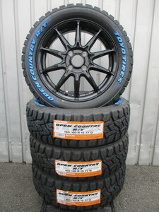 新品TOYOオープンカントリーR/T☆165/60R15☆15×4.5J+45 ハスラー純正サイズ☆フレアクロスオーバー・エブリー・アトレーワゴン等に☆fｗ