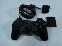 PS2 SCPH-75000 薄型 メモリーカード初期化済 ブラック 動作確認済 SONY ソニー 使用済中古品 レア 鬼武者2 Gジェネネオ プレステ2_画像9