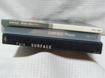 【092】 SURFACE サーフィス CD アルバム 3枚セット Phase Fate 君の声で 君のすべてで... 椎名慶治 永谷 喬夫_画像2