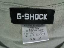 ☆微難有☆ジーショック【G-SHOCK】プリント 半袖Tシャツ コットンＴシャツ M 薄グレー系_画像6