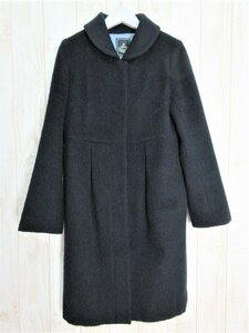 IENA/イエナ：アルパカ混 ウールコート ブラック サイズ36/レディース/中古/USED