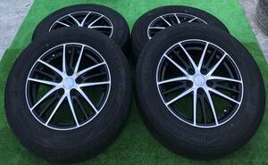 ★ECO FORME エコフォルム 16インチ 16X 6 1/2J +38 PCD114.3 5穴/BRIDGESTONE REGNO GR-XII 225/60R16 2019年ラジアルタイヤ 4本セット★