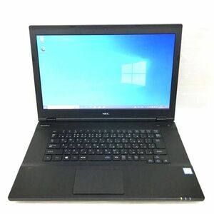 15.6型ビジネスノート メモリ8GB搭載 NEC VersaPro VKL24A-1(Core i3-7100U 2.4GHz/8GB/500GB/DVD/Wi-Fi/Windows10 Pro)[331303+]