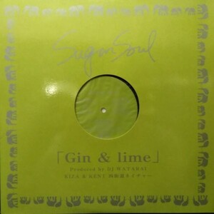 12inchレコード　 SUGAR SOUL / GIN & LIME