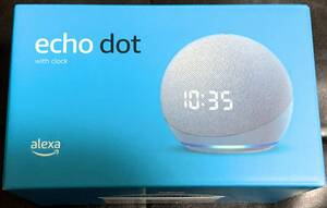 ■新品未開封/送料無料■Echo Dot 第4世代 時計付きスマートスピーカー with Alexa トワイライトブルー