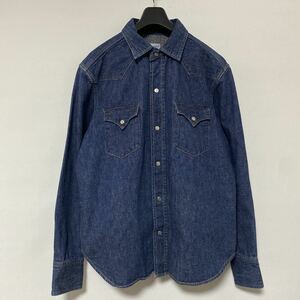 美品 名作 テンダーロイン デニム ウエスタン シャツ M TENDERLOIN インディゴ western shirt denim