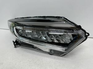 50216【良品】ヴェゼル RU1 後期 純正 右 ヘッドライト LED KOITO 100-62292 刻印J5 RU2 RU3 RU4