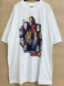 新品 90年代 新日本 L アントニオ 猪木 FINAL THE INOKI tシャツ TEE 半袖 ホワイト 白 90s 1998 プロレス