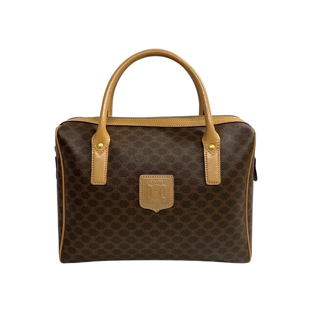 コーフル 極 美品 CELINE セリーヌ マカダム ブラゾン トリオンフ ロゴ