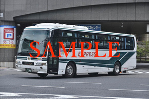 D-2C[ bus photograph ]L version 7 sheets three-ply traffic aero bus aero Ace ga-la Nagoya line high speed car 