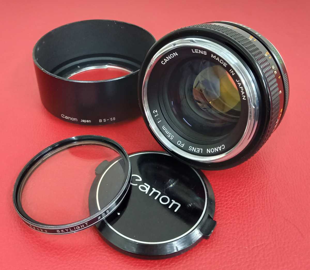80/20クロス 完動品 大口径 Canon FL 55mm f1.2 FD,FLマウント - 通販