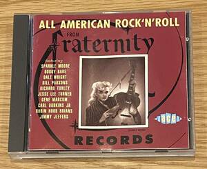 Various All American Rock'n'Roll From Fraternity Records CD ACE RECORDS ロカビリー