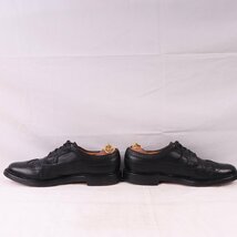 80's フローシャイム 10 1/2 D/ケンムール Kenmoor 黒 ロイヤル インペリアル 96624 ヴィンテージ Florsheim 中古 ds3404_画像6